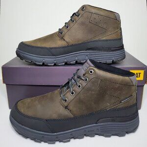 CAT Drover ICE+ Waterproof TX Men’s Boots Size 9.5 Dark Gull Grey